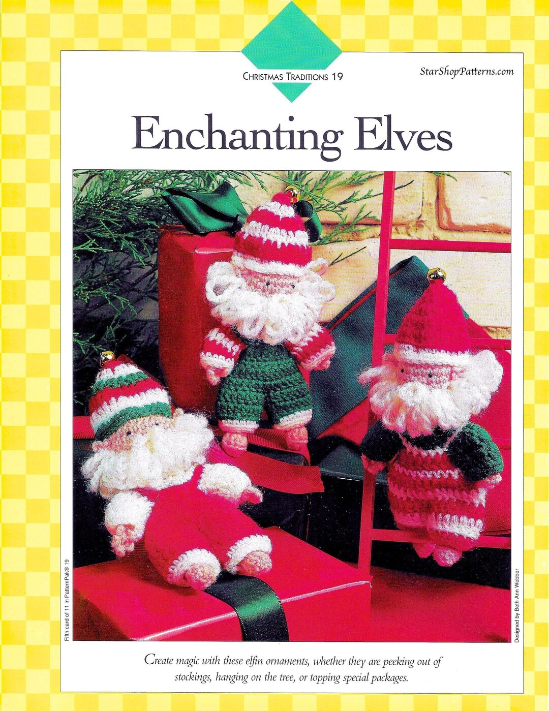 Christmas Crochet Pattern Book PDF Download Easy Christmas Elf Crochet