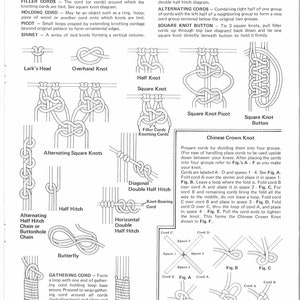 Mad About Macramé 1970s Macrame Learning Knots How to Instruction ...