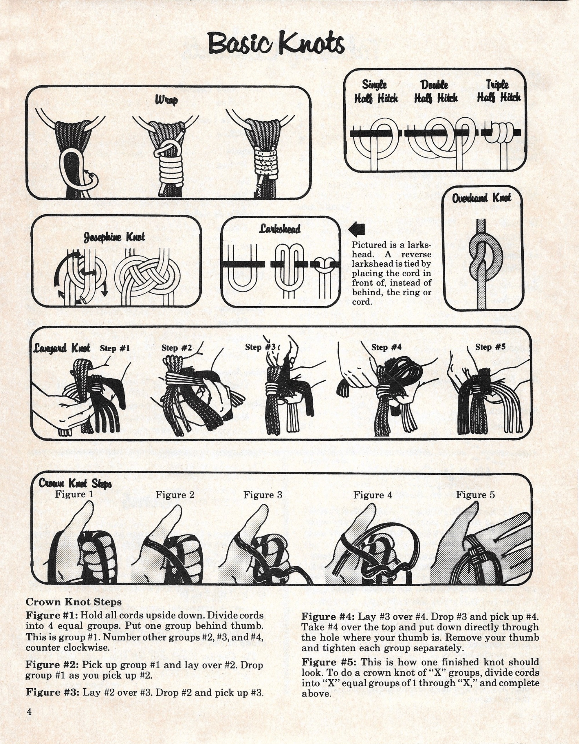 Vintage Macrame Bird Feeder Pattern Book PDF 1970s Beaded Macrame