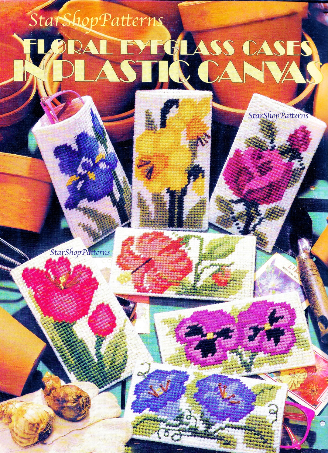 Vintage Plastic Canvas Pattern Book PDF Plastic Canvas Eyeglass Glasses Case Patterns flower Daffodil Hibiscus Iris Pansy Rose Floral - Etsy vintage-plastic-canvas-pattern-book-pdf-plastic-canvas-eyeglass-glasses-case-patterns-flower-daffodil-hibiscus-iris-pansy-rose-floral-etsy
