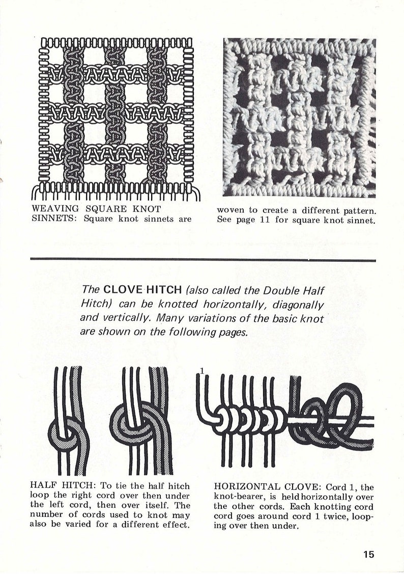 Pu&ograve; includere: Un'illustrazione in bianco e nero che mostra come fare un nodo a nodo. L'illustrazione mostra il nodo annodato orizzontalmente e verticalmente. Il testo sotto l'illustrazione spiega come fare il nodo.