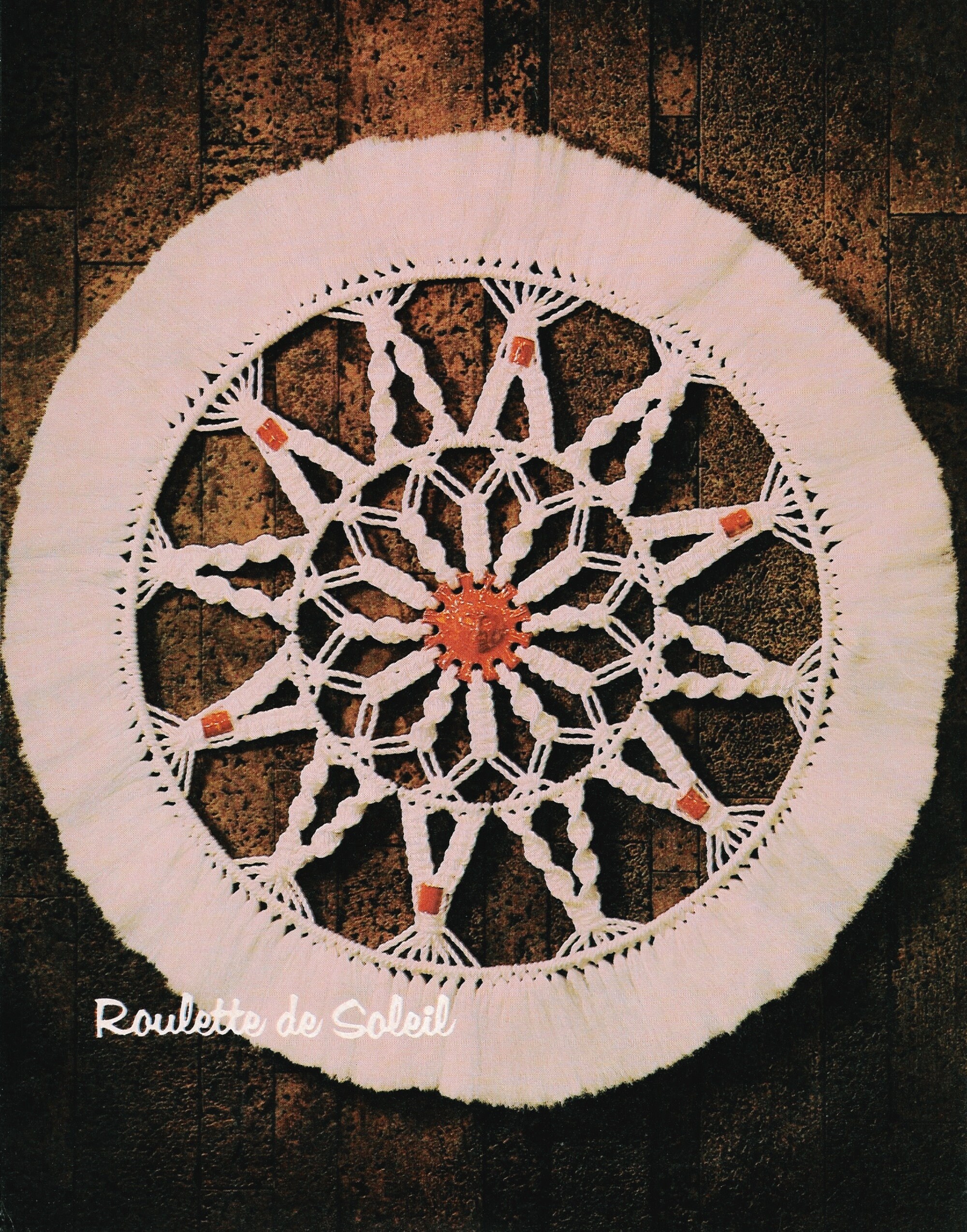 Vintage Mandala Macrame Pattern PDF 1970s Easy Beginner - Etsy