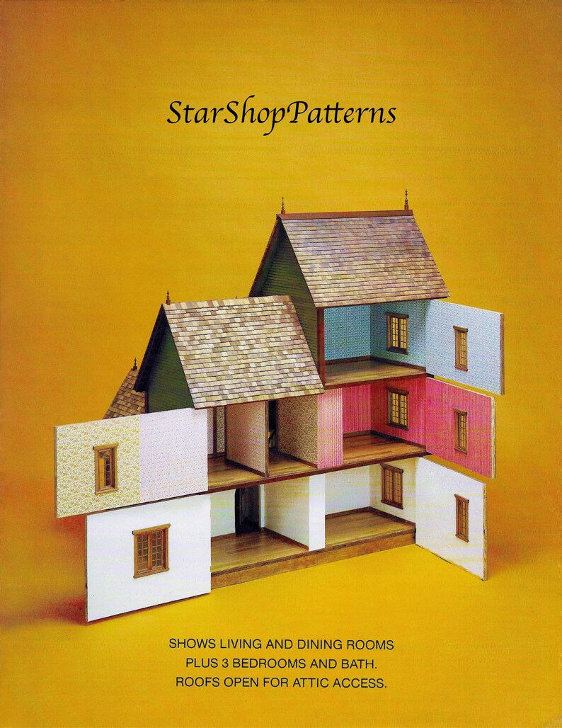 Vintage Dollhouse Furniture Pattern Book Pdfminiature Toy Etsy