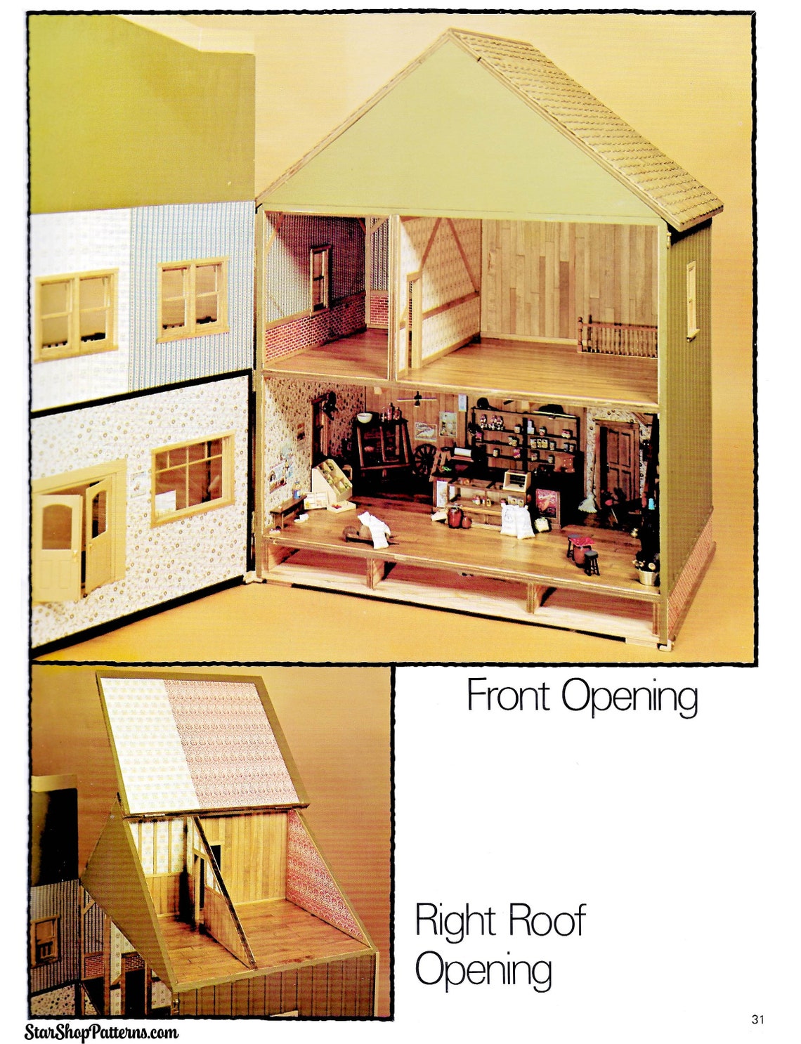 Vintage Dollhouse Furniture Pattern Book PDF • 1:12 Scaleminiature ...