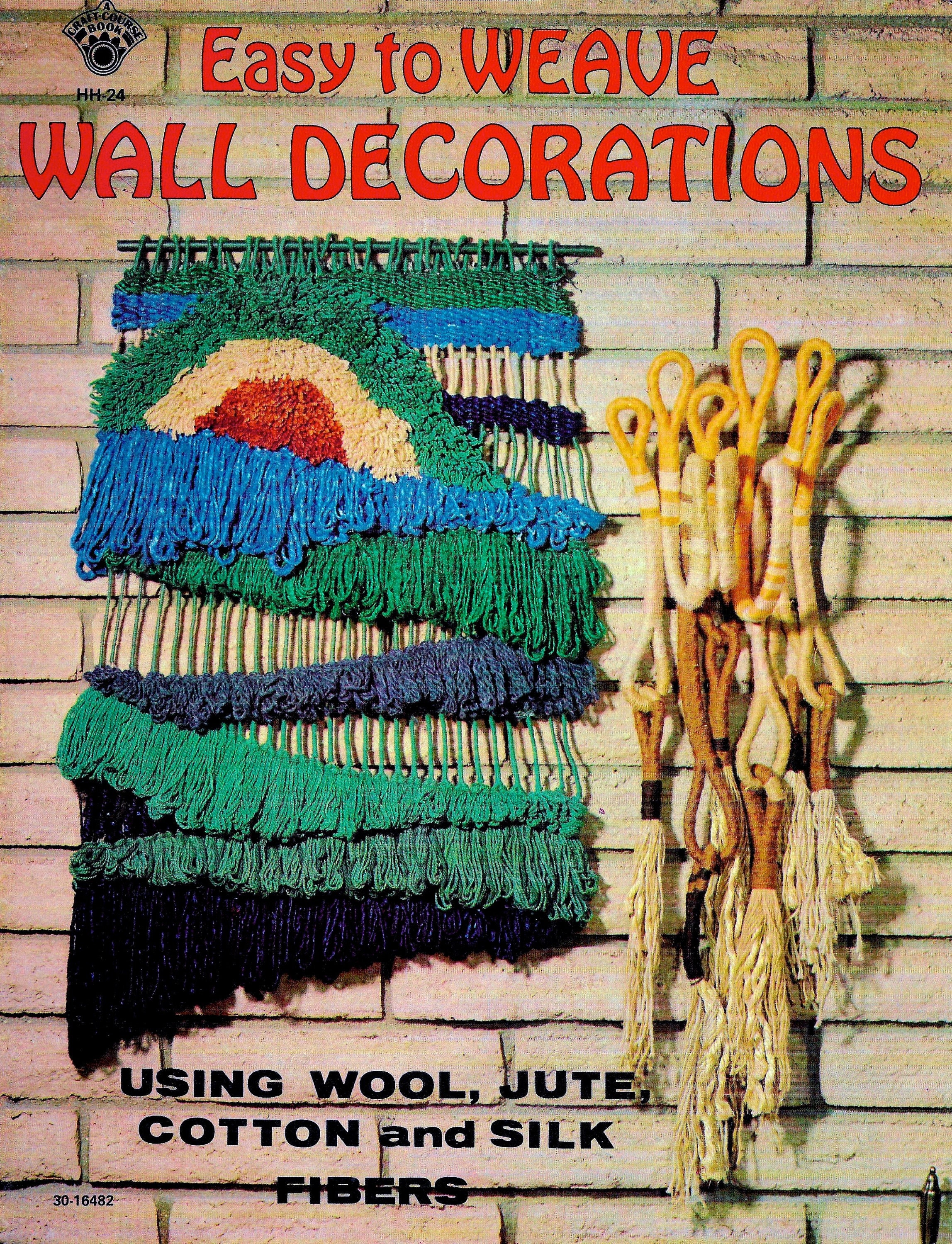 Vintage Weaving Pattern Book PDF 1970s Flatloom Easy to Weave