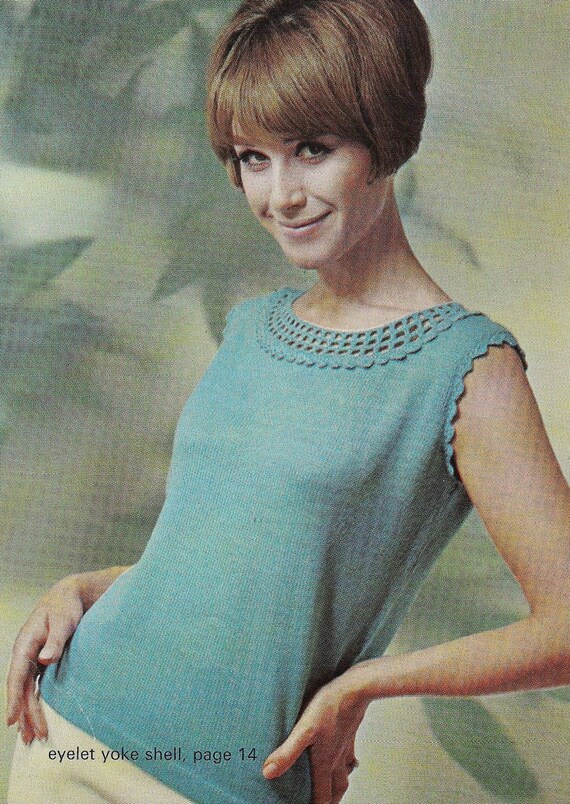 Vintage Knitting Pattern PDF Download • Bust 32” - 40 Vintage Knitting Pattern PDF Download • Bust 32” - 40