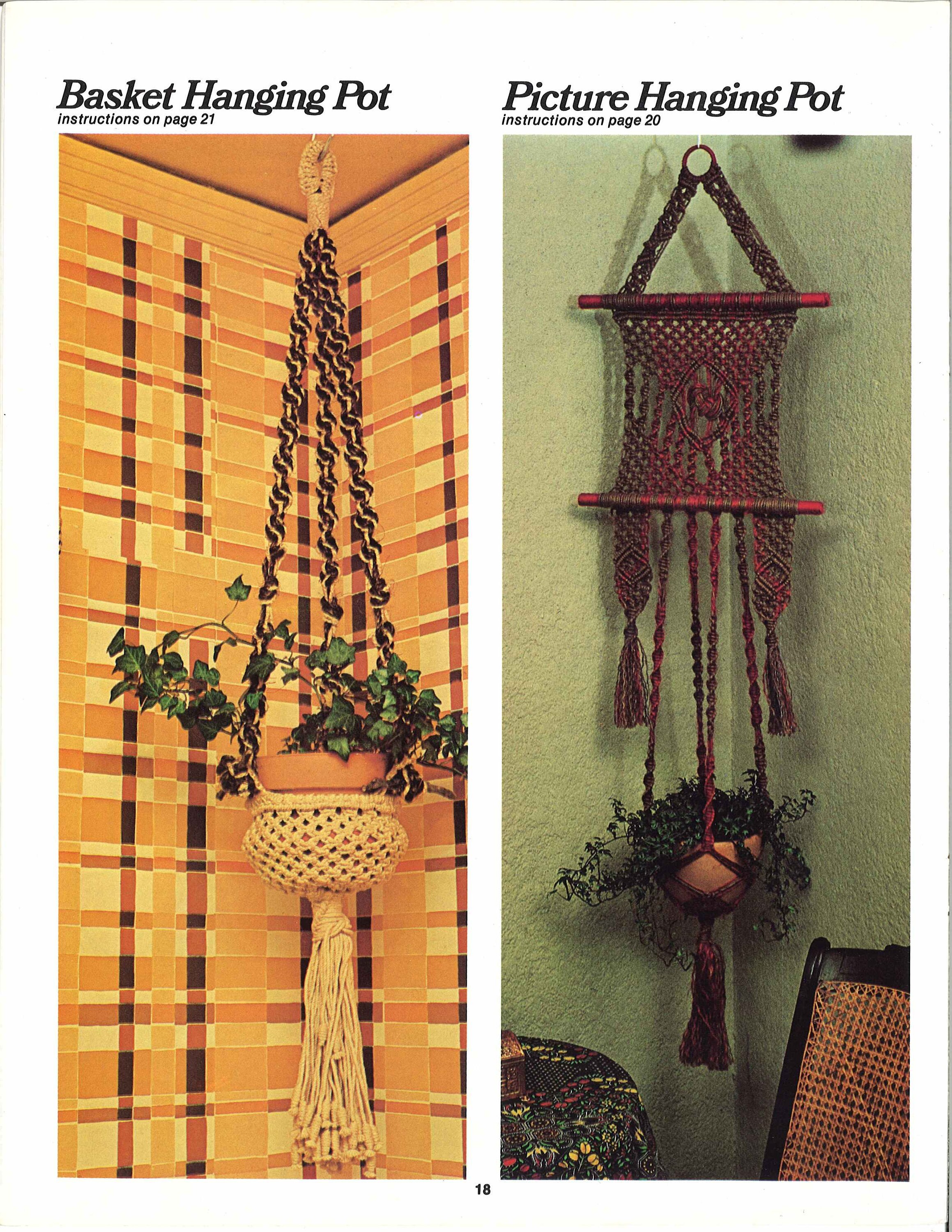 Macramé Why Knot 1970s Macrame Knots How to Instruction Etsy Canada