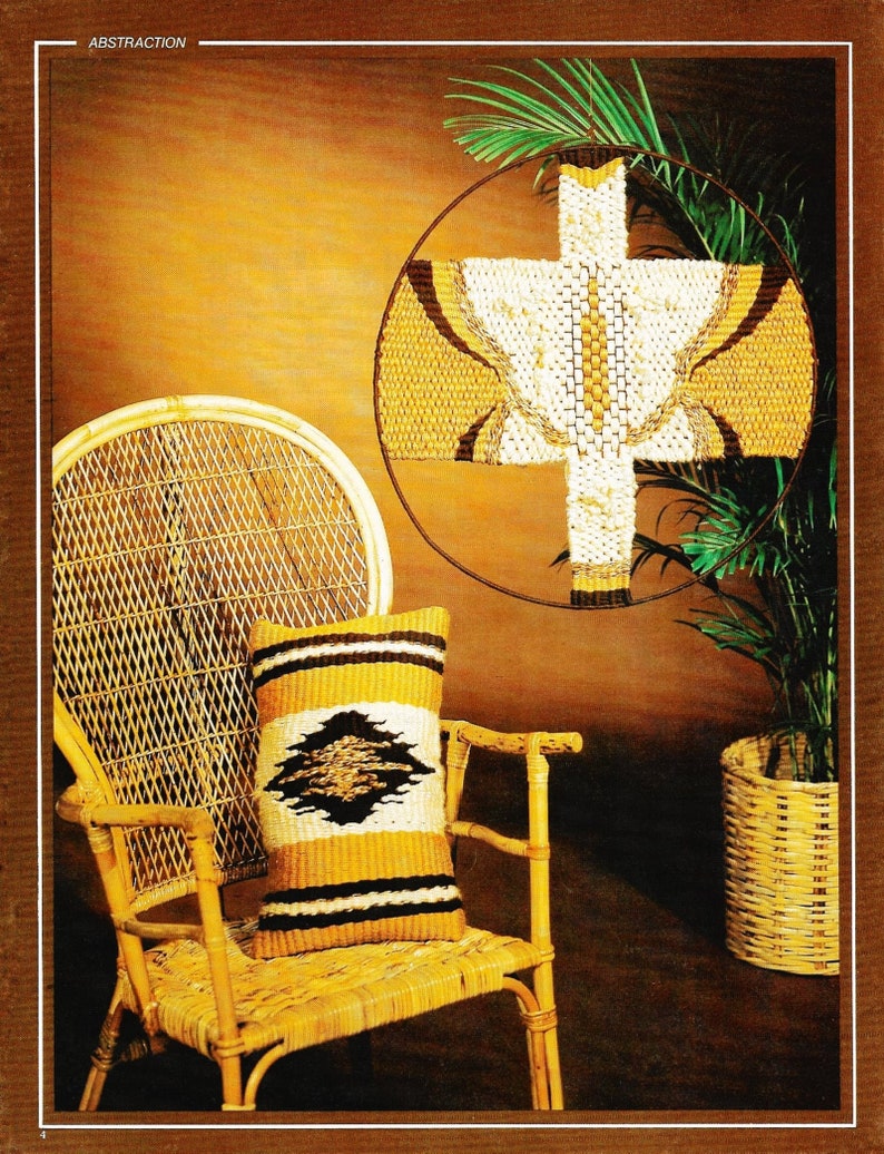 Weaving Pattern 1970s Vintage Flatloom Weaving Book Etsy