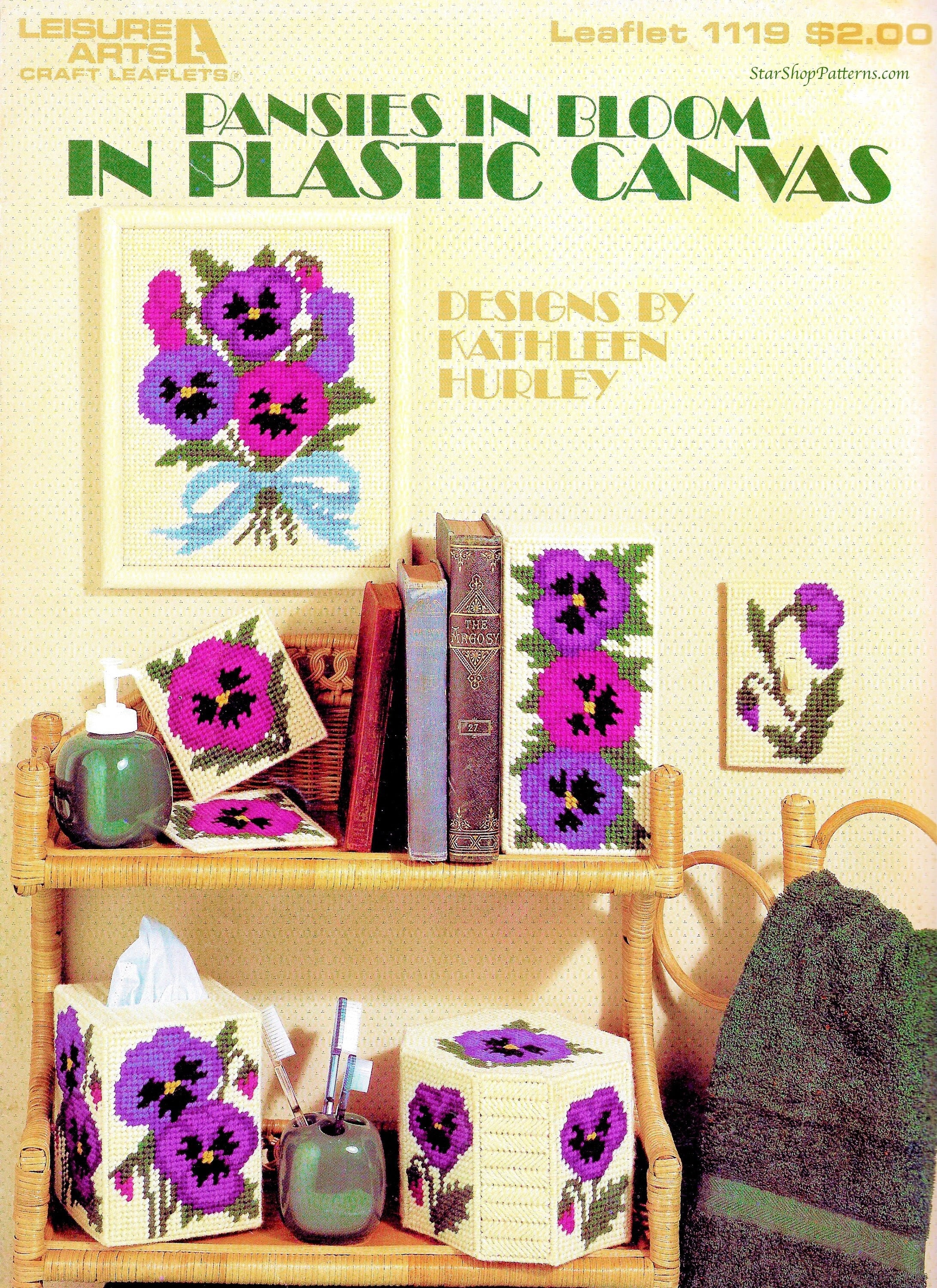 Flower Needle Book, free plastic canvas pattern, 2/3  Plastic canvas  books, Needle book, Plastic canvas stitches
