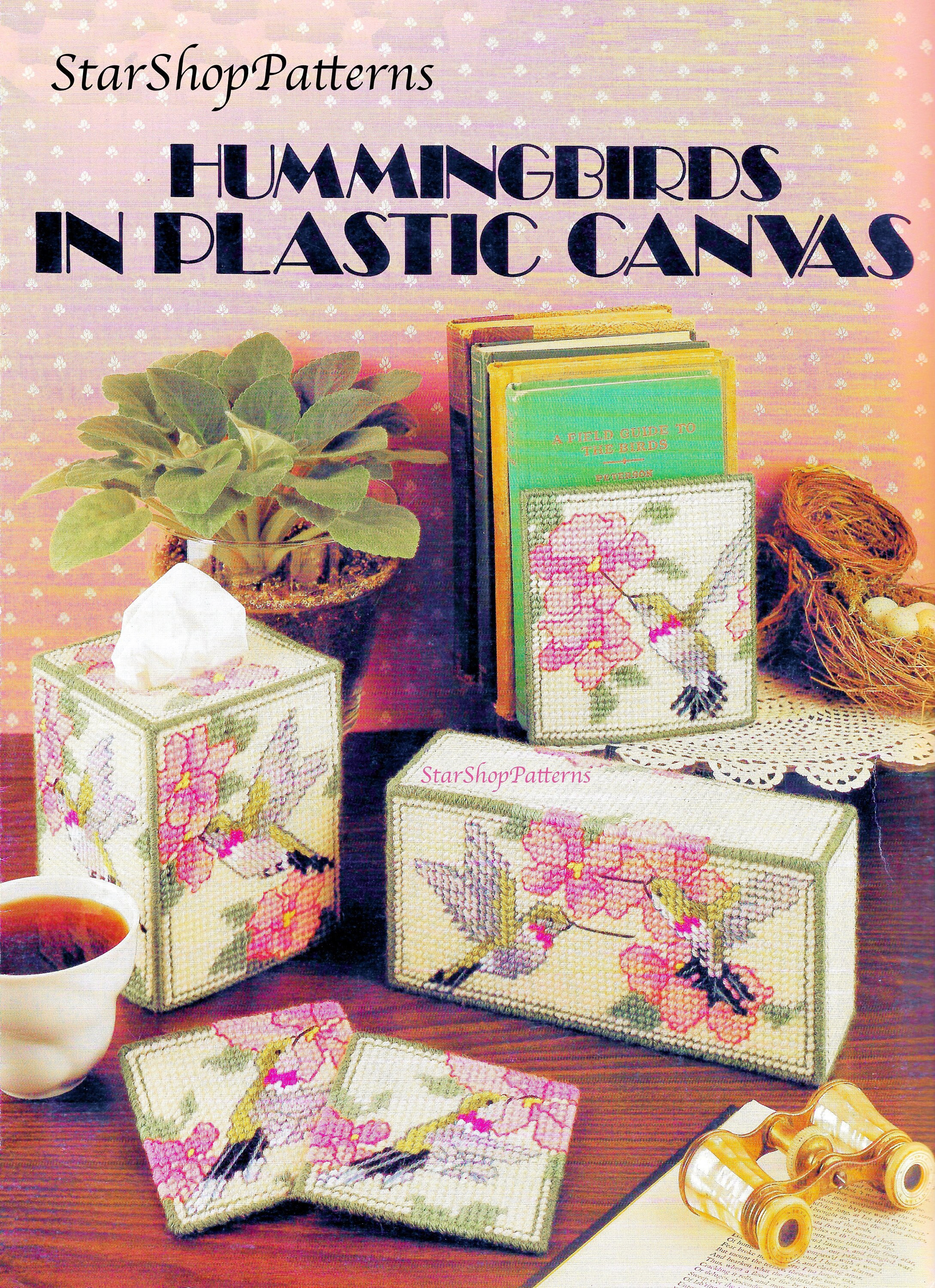 Vintage Plastic Canvas Pattern Book PDF Christmas Bird Tissue Box Cover Plastic  Canvas Pattern xmas Cardinal Tissue Box Cover Patterns 