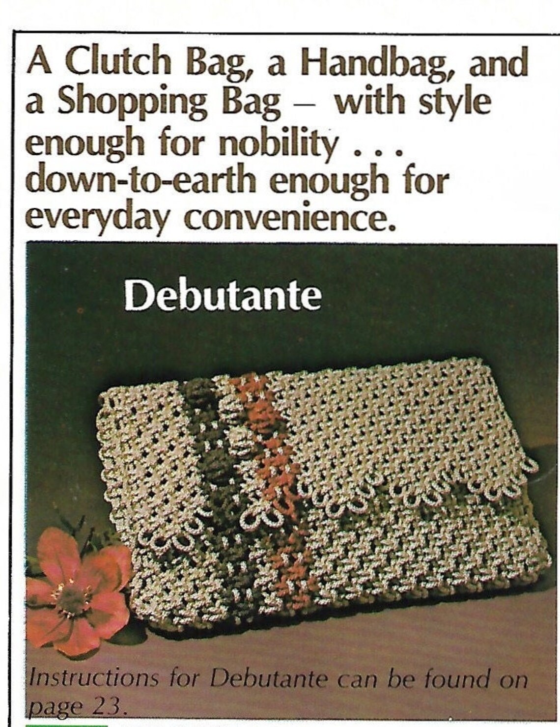 Lemon + Lime Purses • 1970s Macrame Bags Design Handbag Designs Purse ...