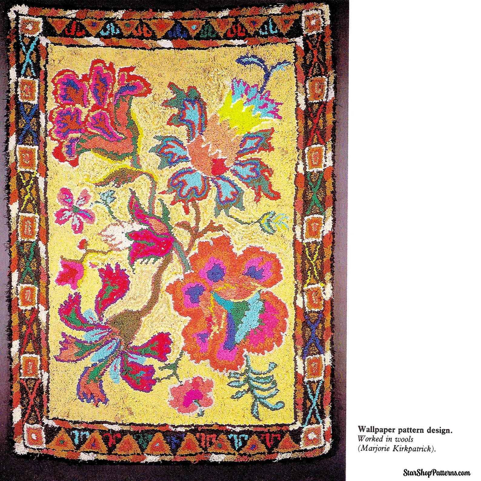 Small Rag Rug Project Book Vintage Rag Rug Making Book PDF • 1980s Beginner Vintage Carpet Making ...