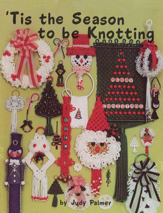 Christmas Macrame 1970s Xmas Macrame Patterns Knots Instruction