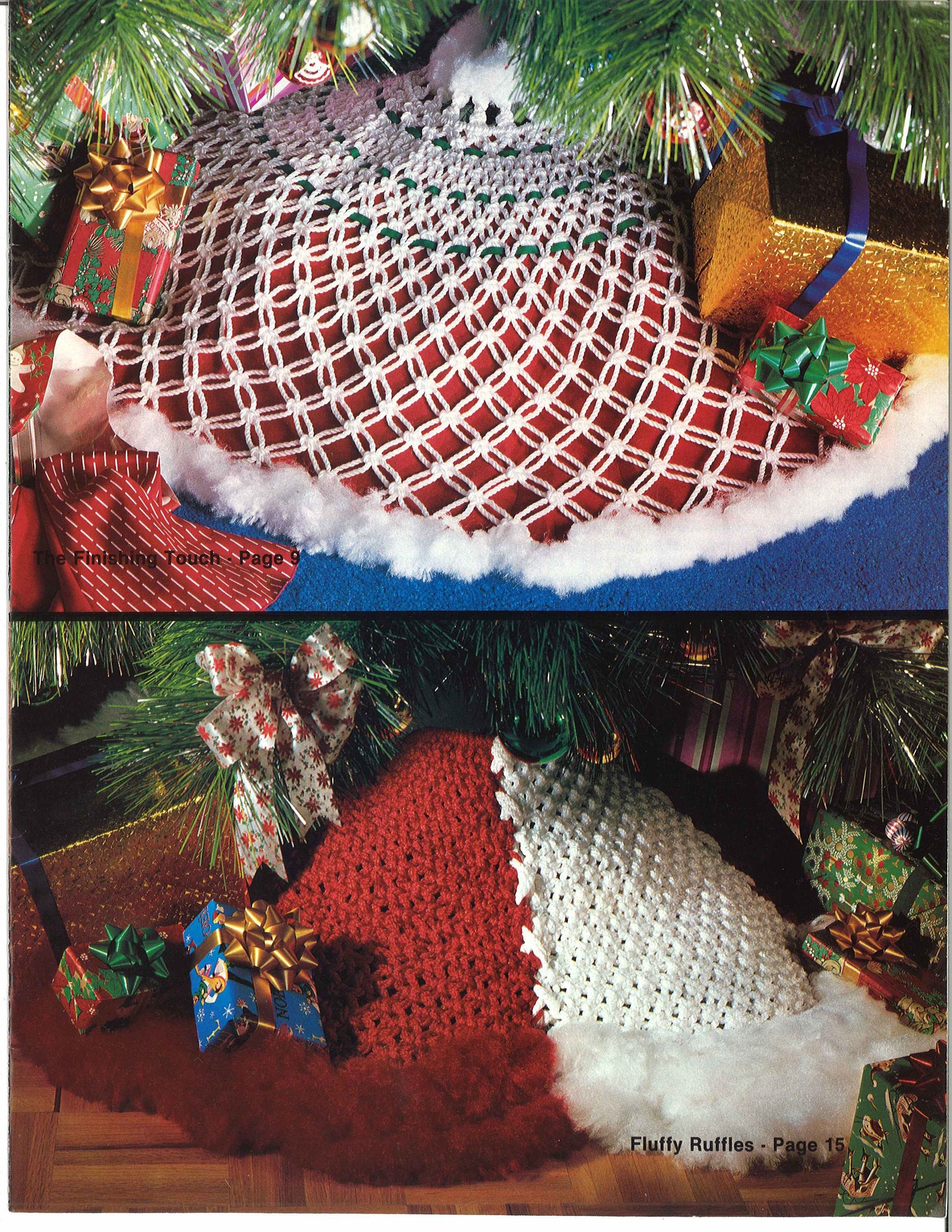 Christmas Macrame Tree Skirt Easy Beginner 1970s Xmas Tree Etsy