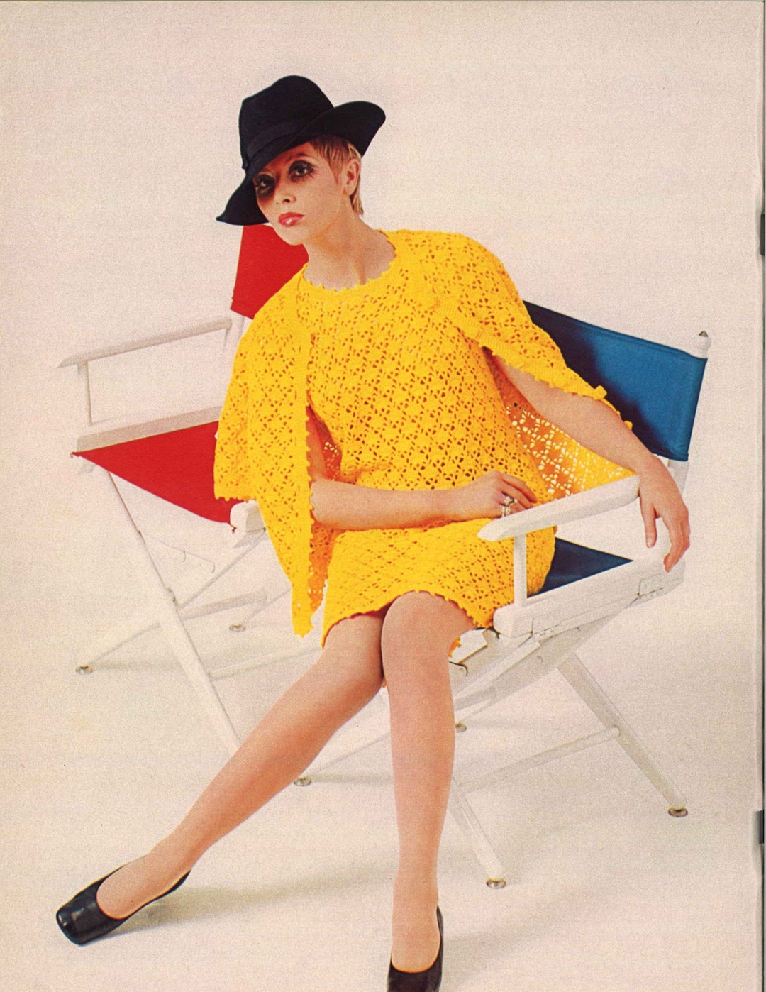 Twiggy Anne • 1960s Cardigan Sweater Dress Sweaterdress Patterns • 60s ...