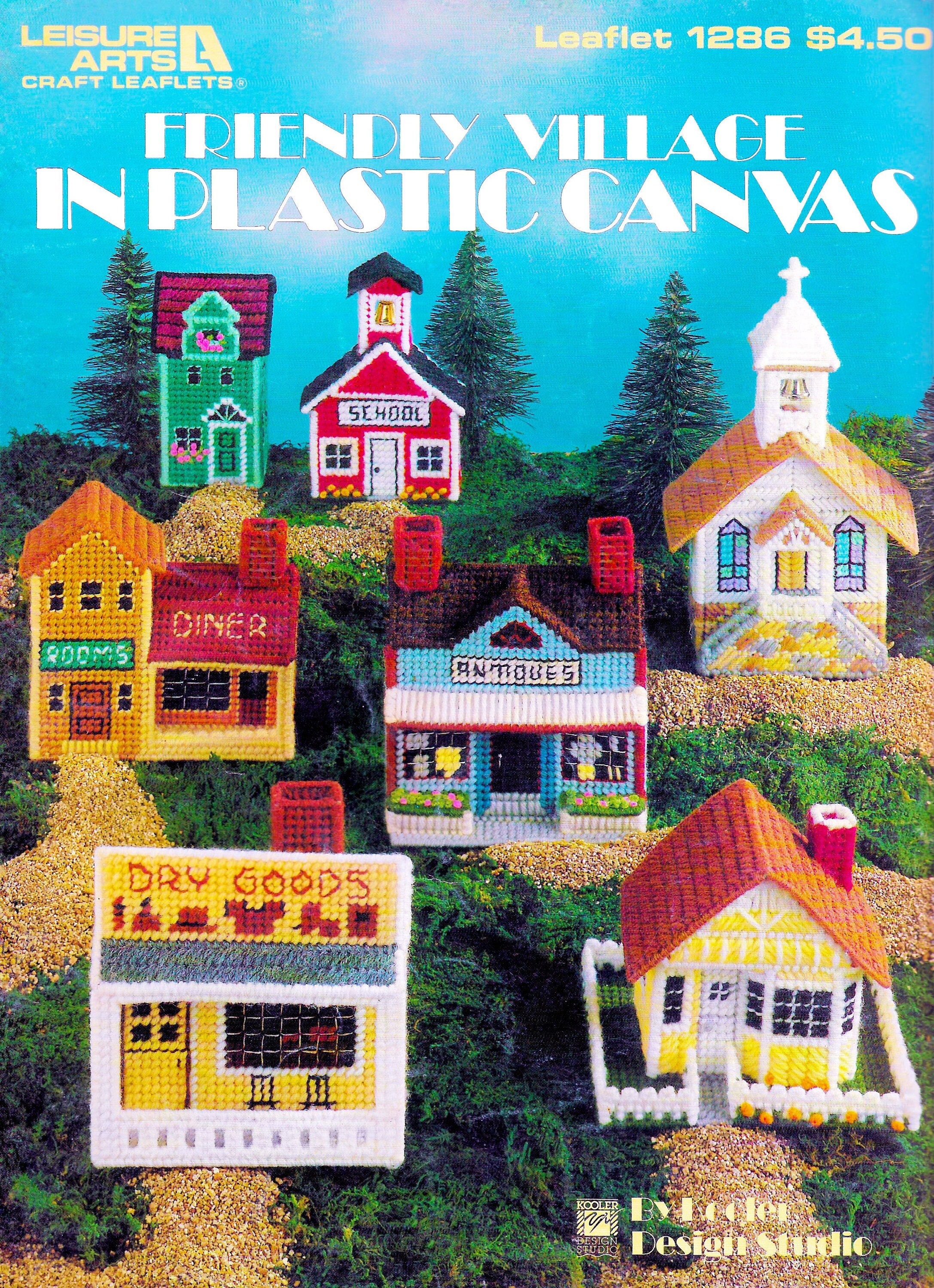 Vintage Plastic Canvas Pattern 11 Gingerbread Candy House Centerpiece PDF  Instant Digital Download Christmas Needlepoint Display 7 Count -  Sweden