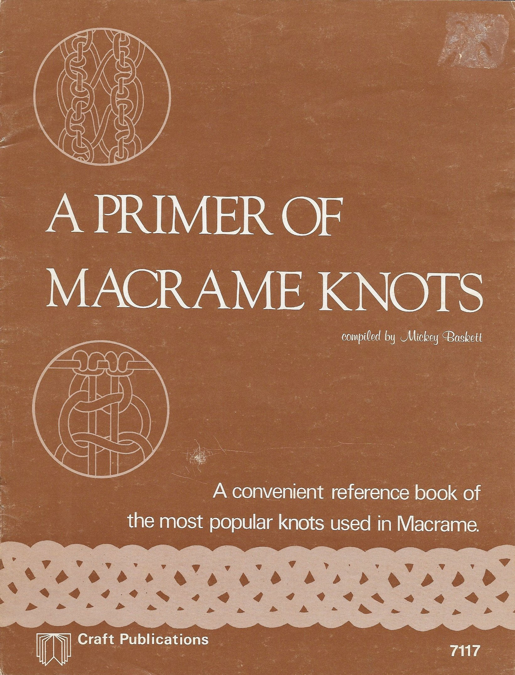 Macramé Home Furnishings 1970s Macrame Knots How to Instruction