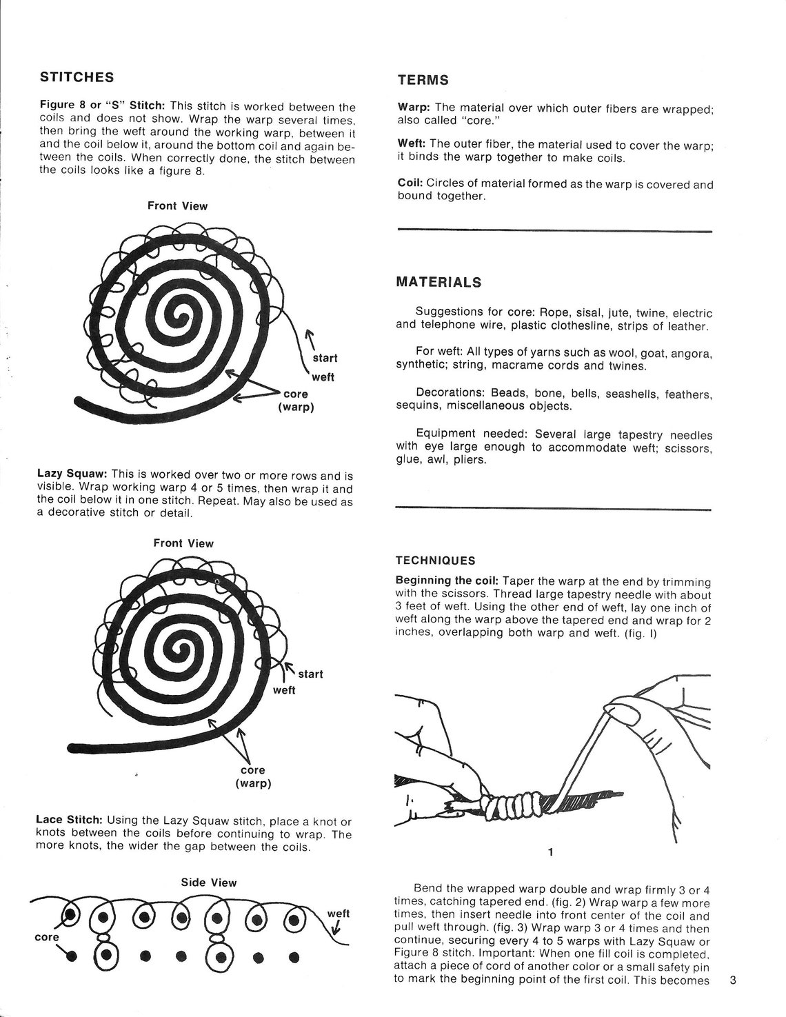Basket Weaving 1970s Easy Beginner Baskets Making Book Pot Etsy