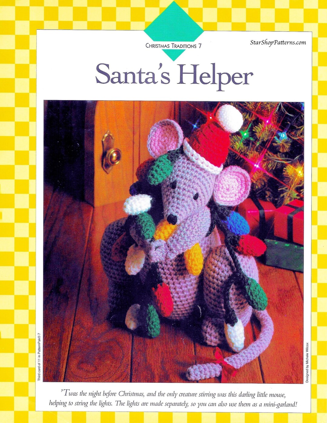 Christmas Crochet Pattern Book PDF Download Christmas Mouse Crochet