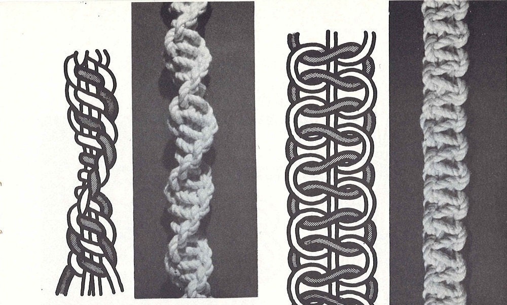 Macramé Scrapbook 1970s Macrame Learning Knots How to Instruction
