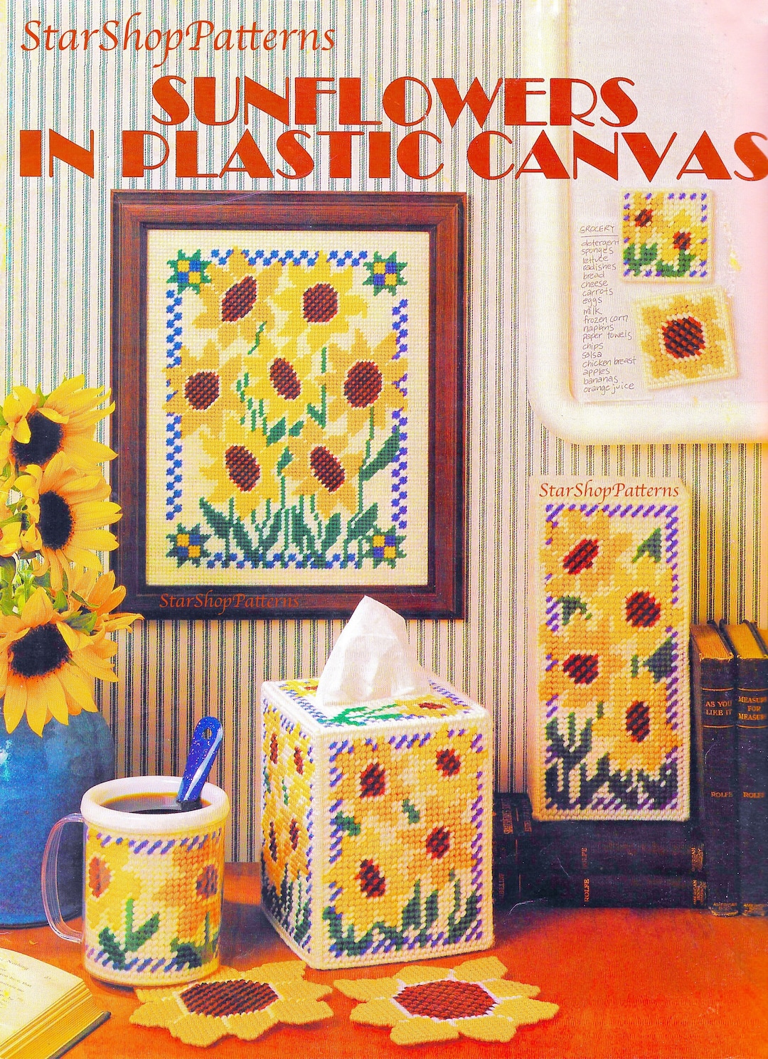 Vintage Plastic Canvas Pattern Book PDF Sunflower Plastic Canvas Pattern Spring Flower Magnet Coaster Tissue Box Cover Plastic Canvas Mug - Etsy vintage-plastic-canvas-pattern-book-pdf-sunflower-plastic-canvas-pattern-spring-flower-magnet-coaster-tissue-box-cover-plastic-canvas-mug-etsy
