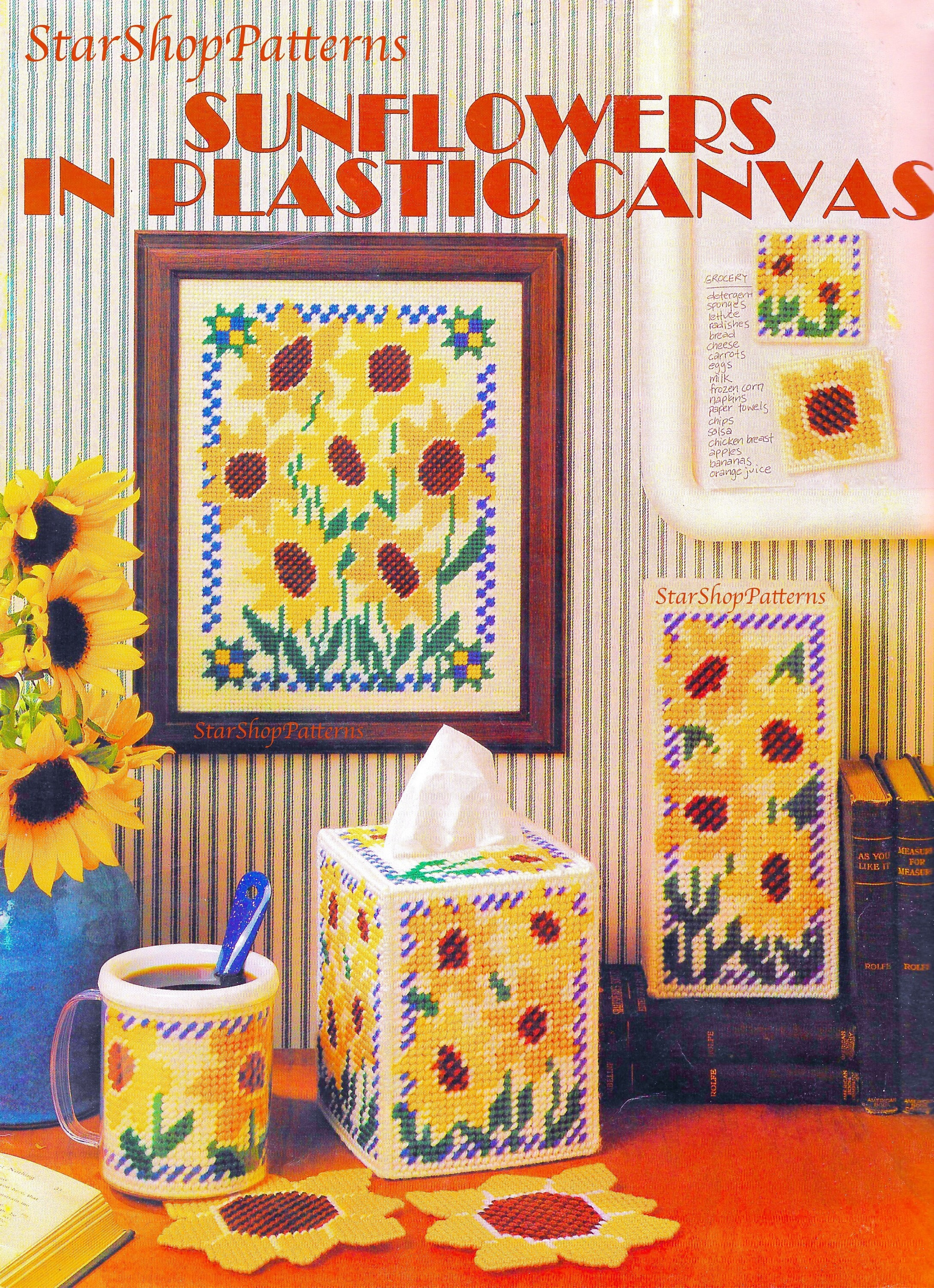 Plastic Canvas - Patterns - Print-to-Order Patterns - Tapestry Totes Plastic  Canvas Pattern