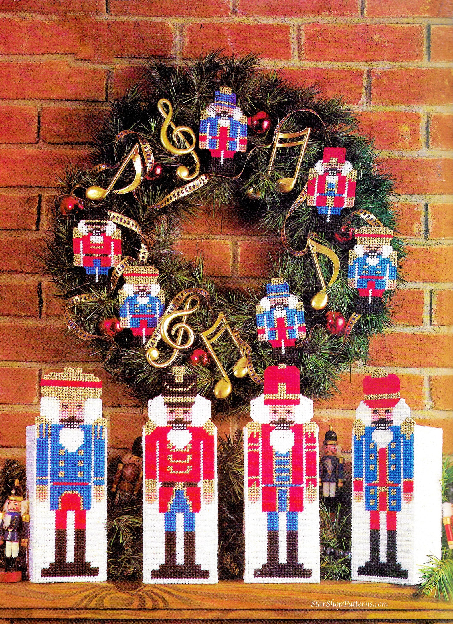 Vintage Plastic Canvas Pattern Book PDF Christmas Nutcracker - Etsy