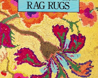 Vintage Rag Rug Making Book PDF • 1980s Beginner Vintage Carpet Making Book • Sustainable Craft Pattern Books 80s Rug Digital Download Ebook