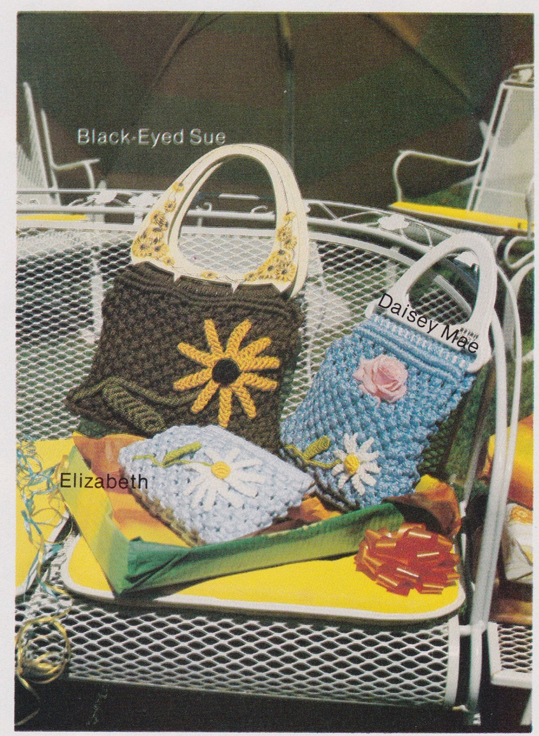 Elizabeth • 23 modelli di borse in macramè • Borse in macramè anni