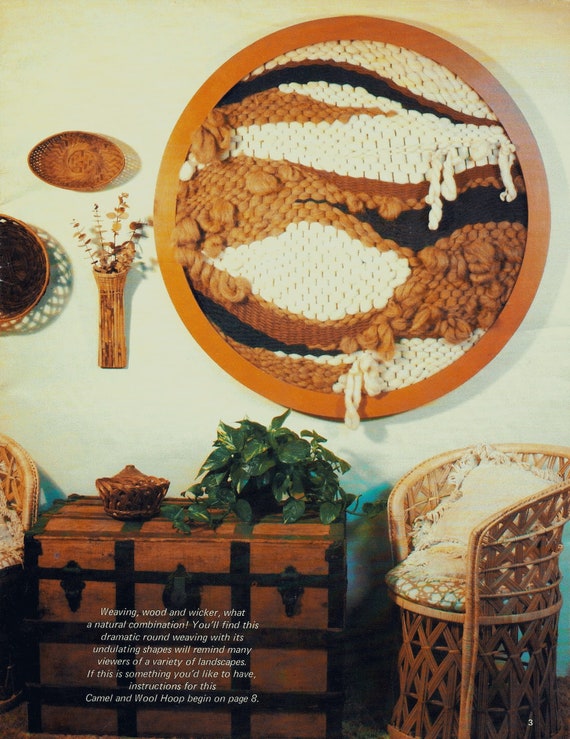 Wool Moon Weaving • 1970s Off-loom Flatloom Easy Beginner Circle