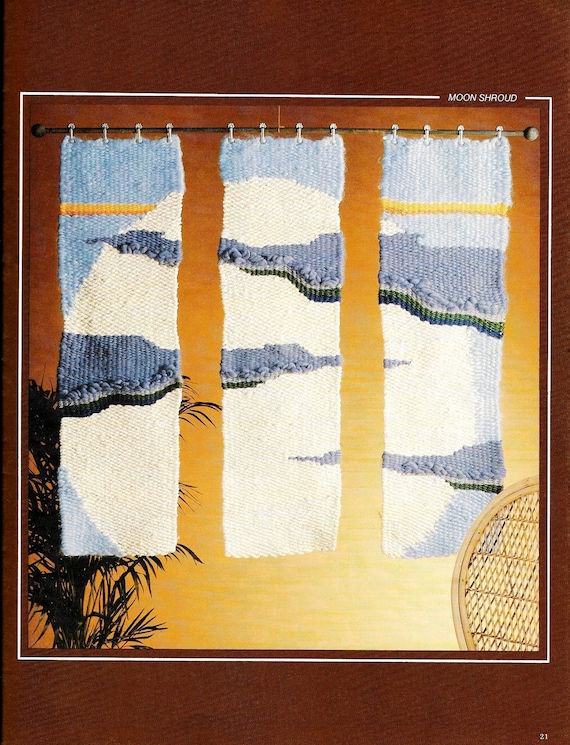 Vintage Moon Weaving Pattern • 1970s Lunar Flatloom Weaving Book