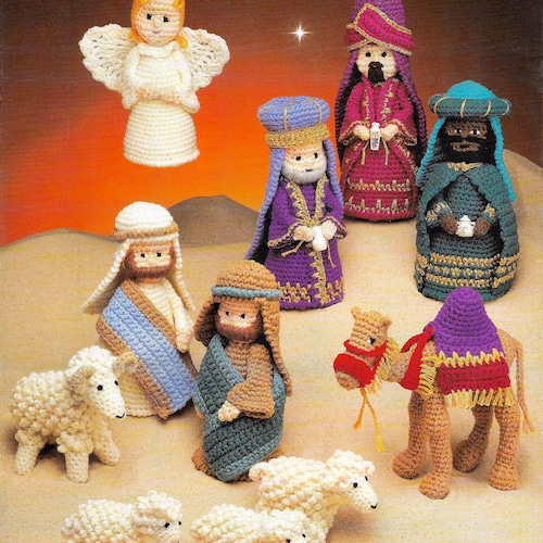 Crochet Nativity Pattern Instant Download Amigurumi Nativity Etsy