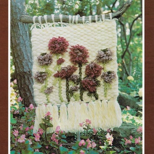 Daisy Weaving • 1970s Flatloom Weaver Book • Flower Wall Flatweaving Hanging Art Pattern Books • Vintage • Digital PDF Ebook