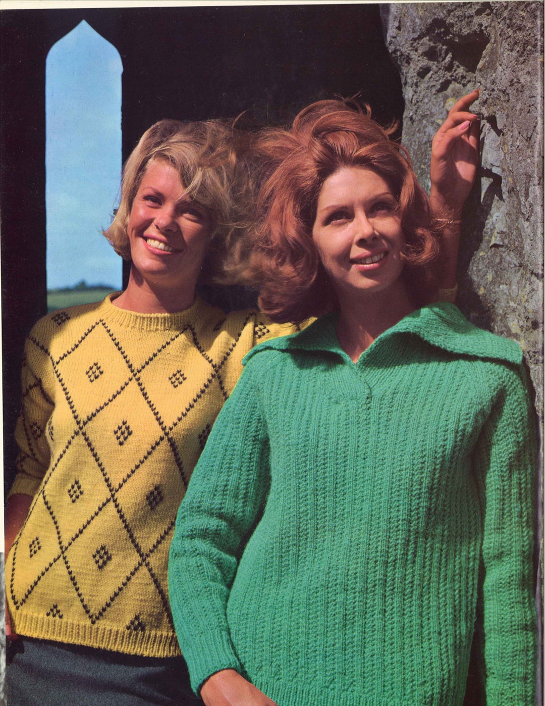 Kelly Isles 1960s Pullover Sweater Patterns 60s Vintage - Etsy