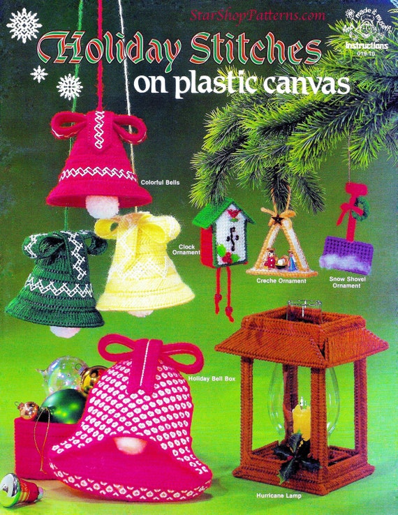 Vintage Plastic Canvas Pattern Book PDF Digital Download Christmas
