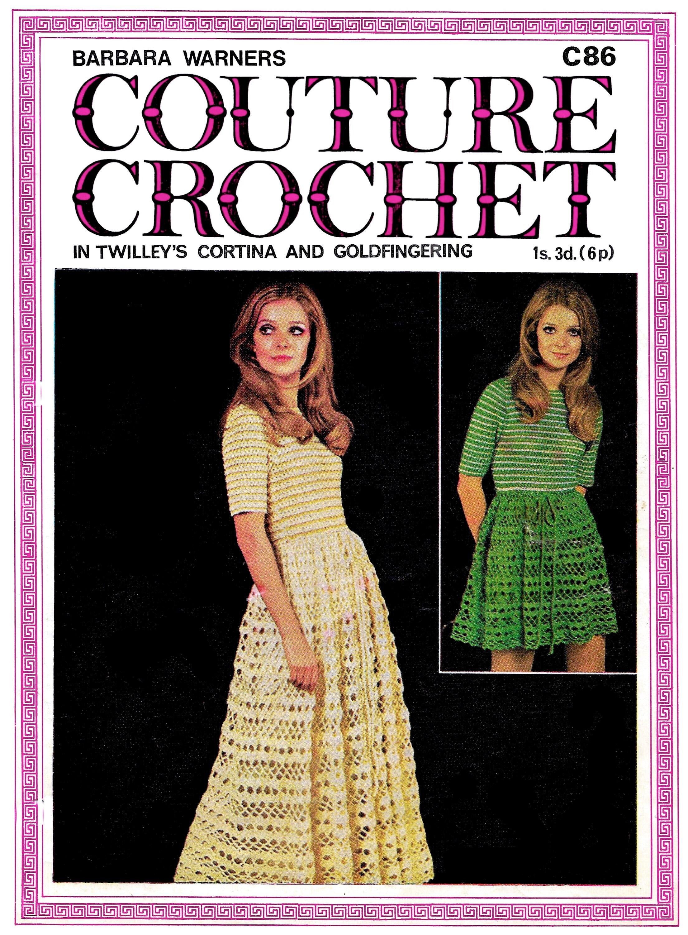 30 Maxi Dress Crochet Patterns to Make Stunning Handmade Outfits 22 1970s Lace Mini or Maxi Dress