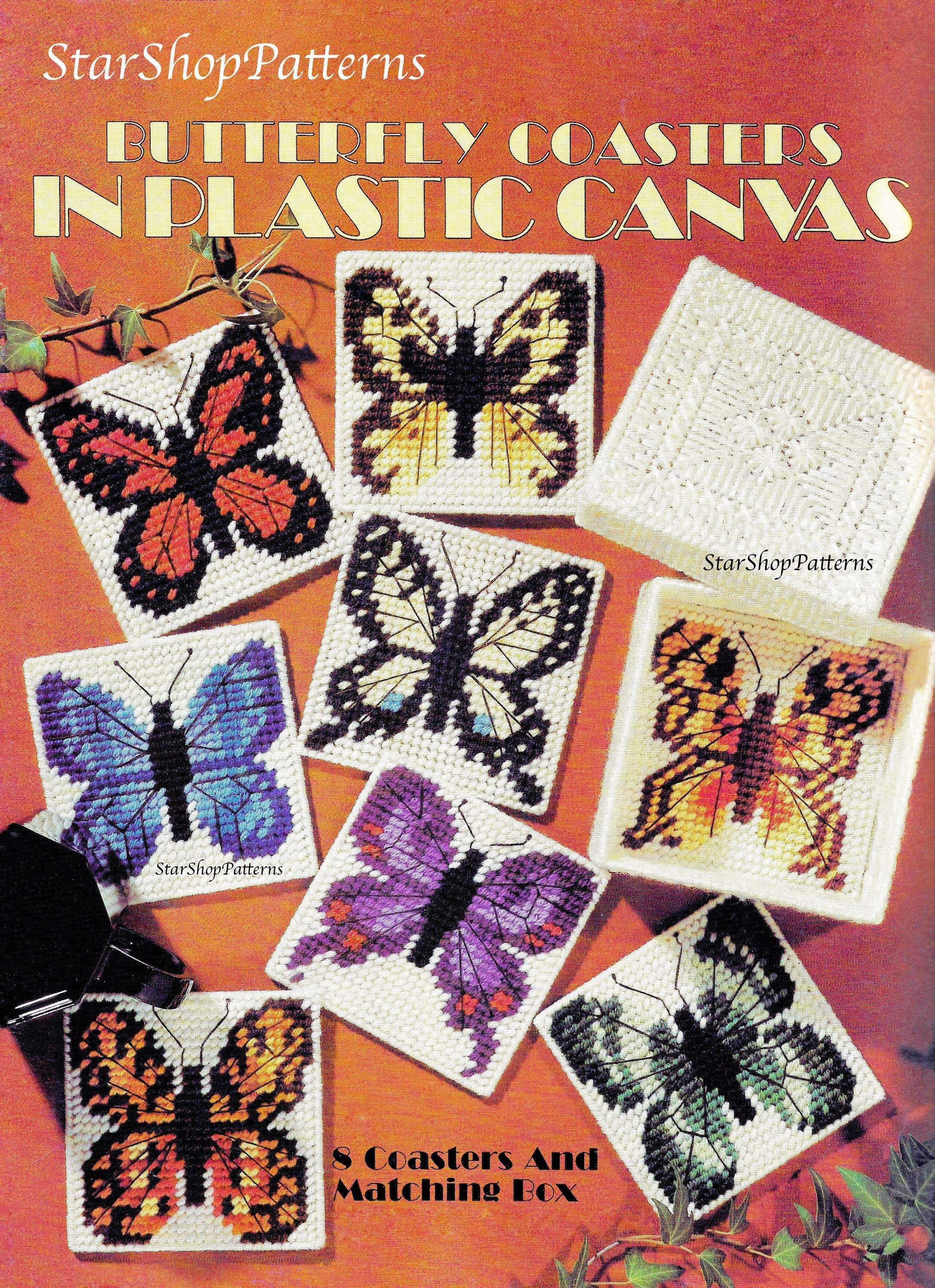 Butterfly Plastic Canvas Pattern Book PDF Bug Insect Plastic