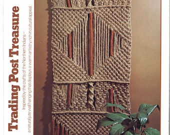 Old Knots New Ideas Book 1970s Southwest Macrame Patterns Purse Wall Art  Macramé Pattern Booklet 70s Vintage Pot Plant Hanger PDF 