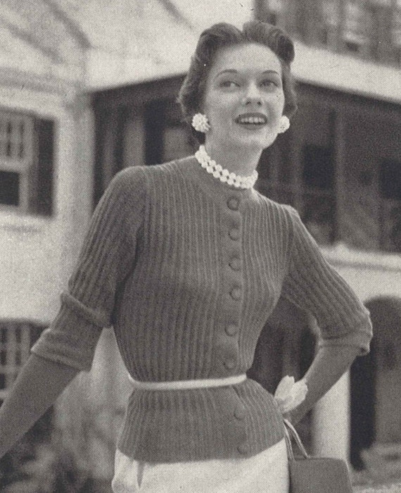 1950s cardigan jacket