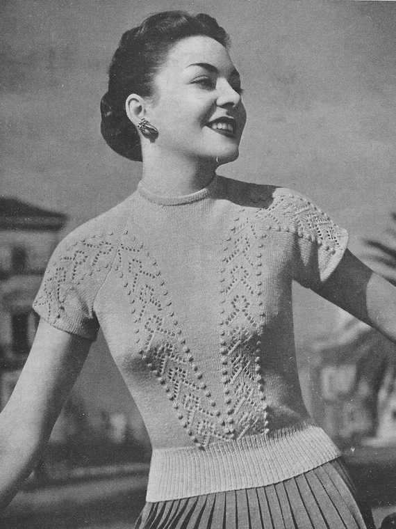 Vintage 50s deals sweater