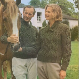 Sylvain Riders • 1960s Pullover Sweater Patterns • 60s Vintage Ribbed and Cabled Knitting Jumper Pattern • Retro Knit PDF