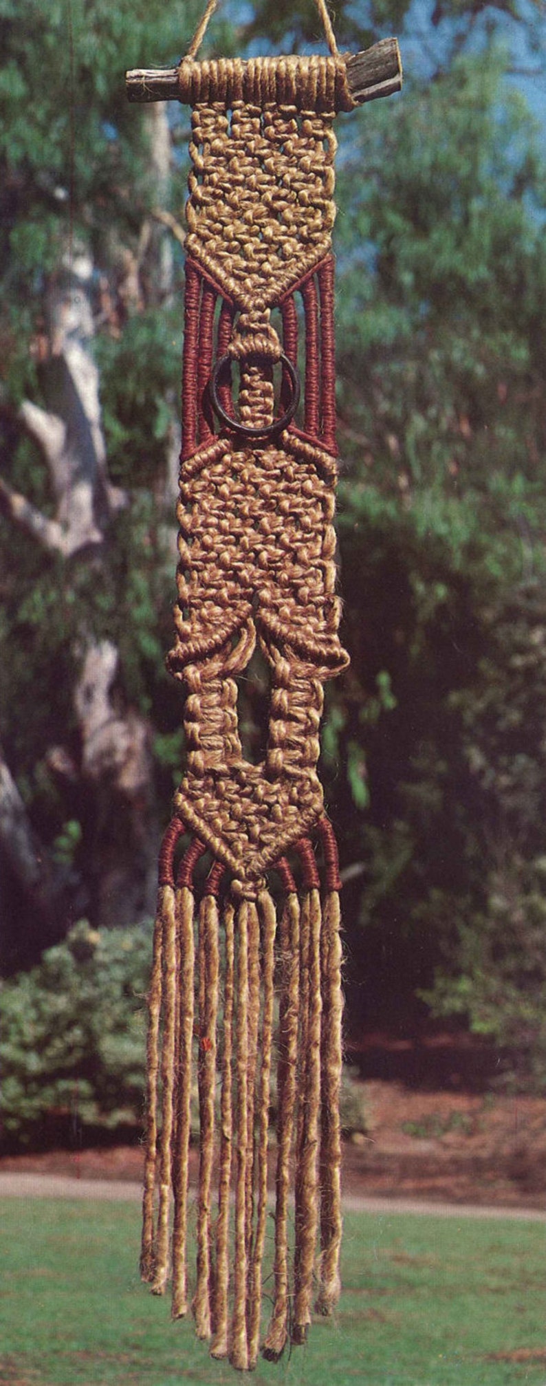 Karachi 1970s Macrame Room Divider Pattern Art Book 70s Etsy