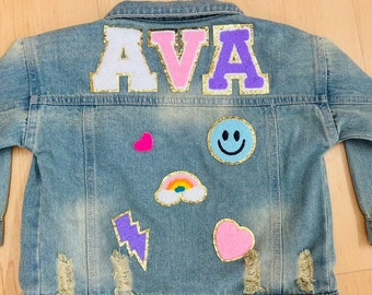 Denim Jackets/Personalized Denim Jackets/Girl Denim Jacket