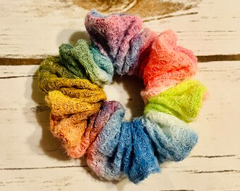 Rainbow Scrunchie/Tie Dye/Child/Adult/Hair Tie