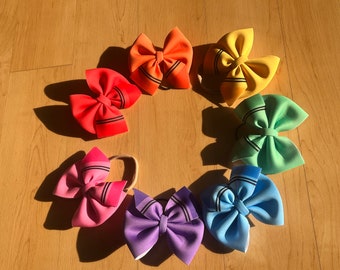 Crayon Back to School Bows/Crayon Bows/Back to School