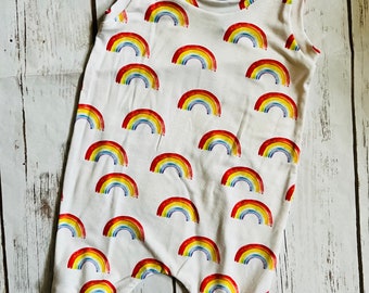 Harem Romper/Coverall Baby Romper/Baby Fashion/Rainbow Romper/Rainbow Baby/Pride