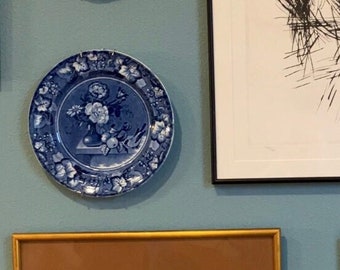 Clews Warranted Staffordshire Stone China "Coronation" Pattern Plate