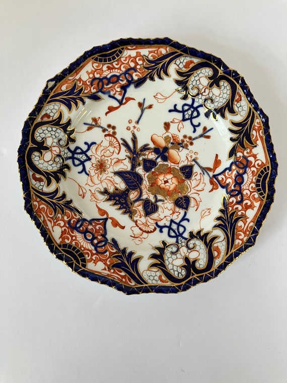Antique Regency Derby Porcelain Imari Kings Pattern 29 Plate