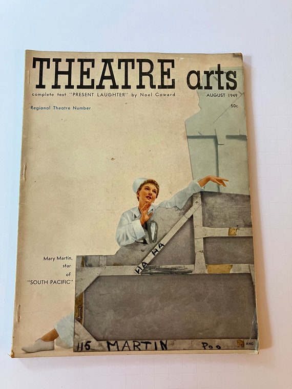 Theatre Arts Magazine Aug 1949 Mary Martin by Richard Avedon