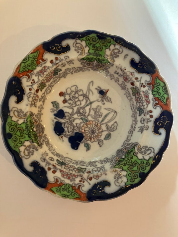 Real Ironstone China Chinoiserie Bowl